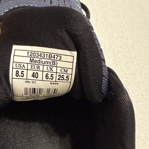 BROOKS Athletic Sneakers Glycerin 19 Women’s Shoes Size 8.5 Navy Blue & Teal - Picture 9 of 11